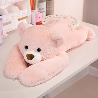 Long Arm Weighted Plush Animal Pillow – Soft Fluffy Stuffed Cushion