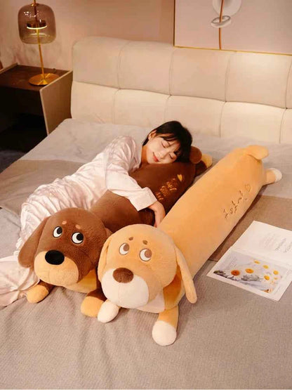 Dachshund Long Plush Toy – Soft Stuffed Dog Body Pillow Sleeping Cushion (80cm)