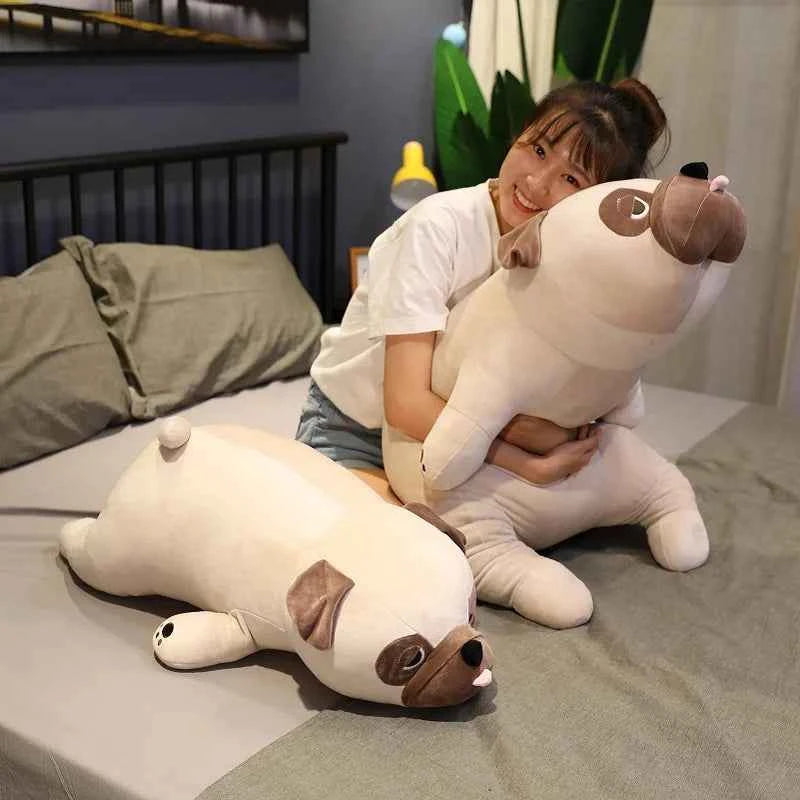 Cute Pug Dog Plush Toy – Kawaii Pug Stuffed Animal Pillow