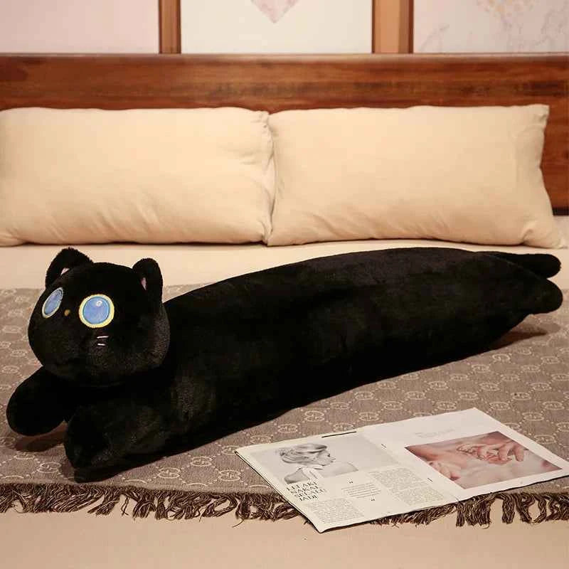 Giant Long Cat Plush Toy (35.4-51.2 in) - Cylindrical Animal Bolster Pillow Gift