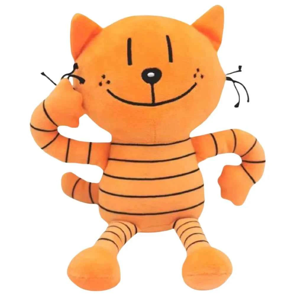 Dog Man Detective Dog Plush Toy - Fluffy PP Cotton Cartoon Baby Toy (8-10 Inches)