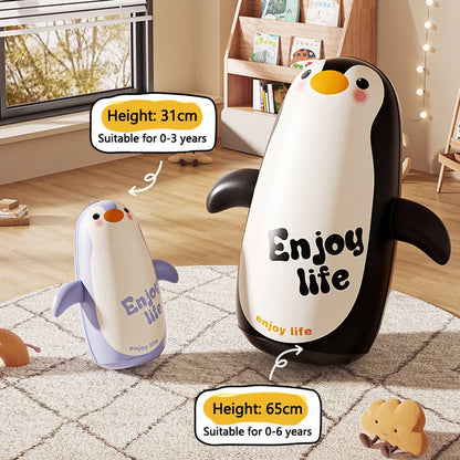Kawaii Panda Inflatable Punching Bag Tumbler – Kids Boxing Wobbler Bop Bag Indoor Outdoor Toy (2 Sizes)