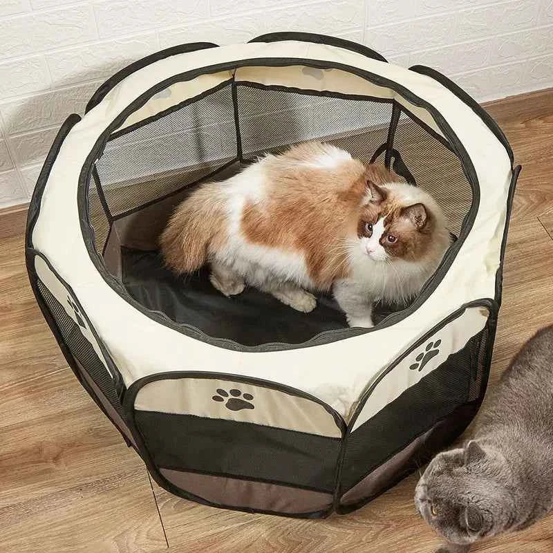 Folding Pet Tent Dog House Camping Accessories Pet Cage