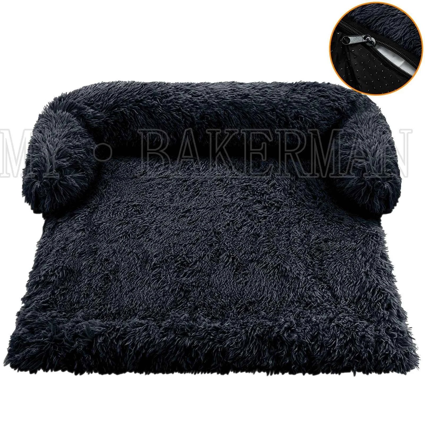 Washable blanket Sofa cover Large dog bed Sofa plush dog pet House sofa cushion plush warm kennel pet cat puppy cushion. Winter