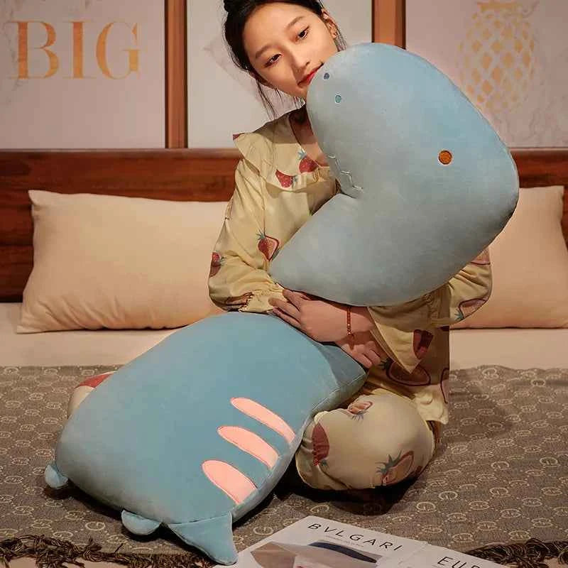 Giant Long Animal Plush Pillow – Fox, Dinosaur & Crocodile Body Pillow