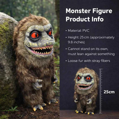Critters Retro Horror Monster Plush Toy Horror Design With Glowing Red Eyes Ideal For Halloween Decor & Collector Gifts