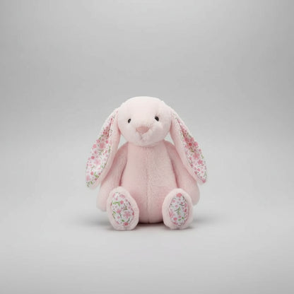 Bonnie Rabbit Plush Toys Soft Floral Ears Bunny Stuffed Dolls Cartoon Plushies Cute Kid Birthday Gifts Home Decor