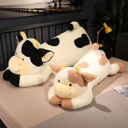 Milk Cow Plush Pillow – 35.4" (90cm) Cartoon Stuffed Animal Doll