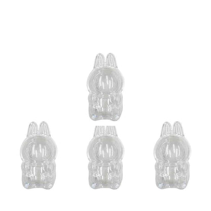 Labubu Protective Cover Labubu Protector Case Sitting Party Transparent Protective Shell Dust Cover Doll Transparent Cover