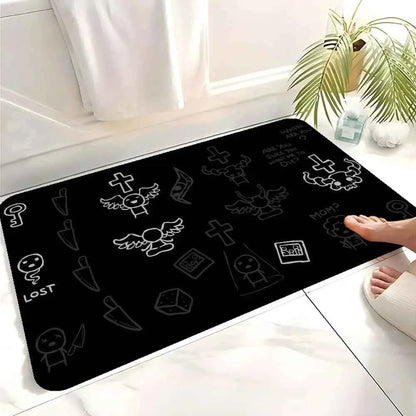Game The Binding Of Isaac Entrance Door Mat Washable Non-Slip Living Room Sofa Chairs Area Mat Kitchen Welcome Doormat