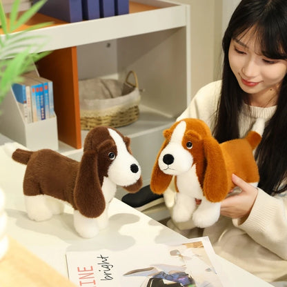 Standing Dachshund Plush Toy – Cute Lifelike Wiener Dog Stuffed Animal