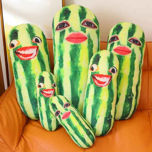 Funny Cucumber Plush Pillow – Long Vegetable Body Cushion