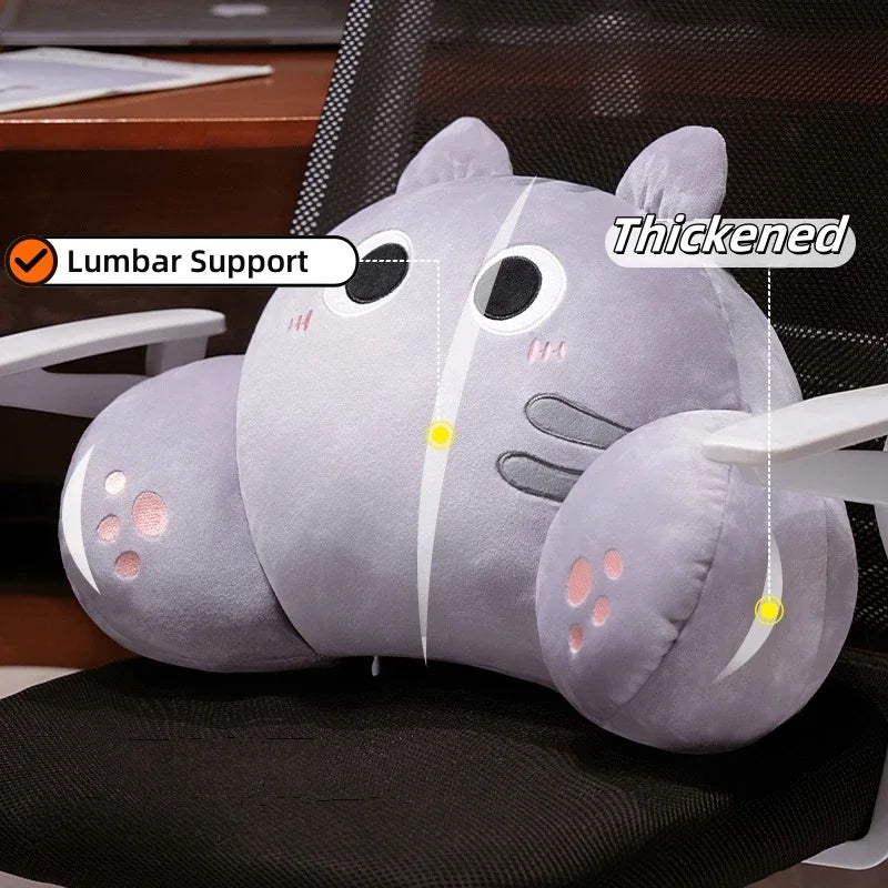 Thickened Cat Back Cushion Siamese Calico Cat Sofa Bed Home