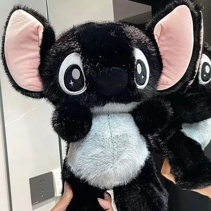 Black Space Creature Plush Doll – Soft Cartoon Sleep Companion Toy