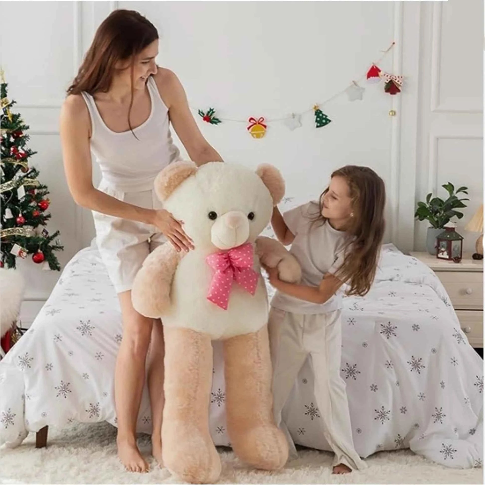 Big Teddy Bear 4 Feet Jumbo Stuffed Animals,Giant Stuffed Teddy Bear Plush Toy,Birthday,Christmas,Valentine's Day 47 Inch