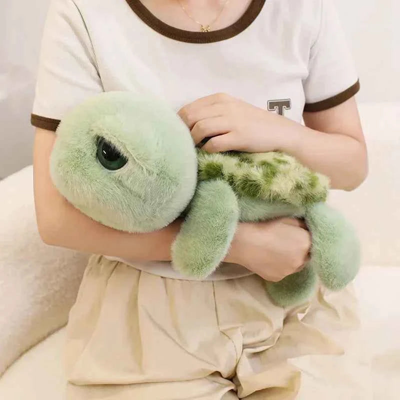 Cute Big Eyes Turtle Plush Toy – Soft Stuffed Sea Turtle Doll