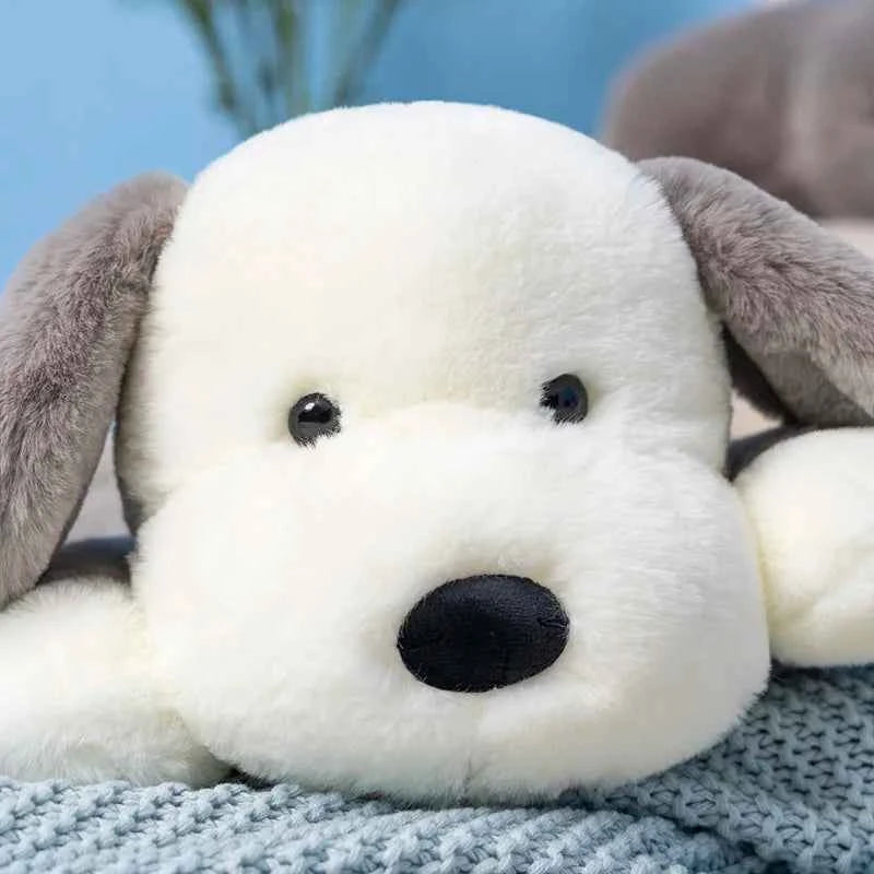 Soft Cute Big Ear Puppy Plushie (9.8/18.5/25 inches) - Cartoon Dog Stuffed Animal for Baby Sleep
