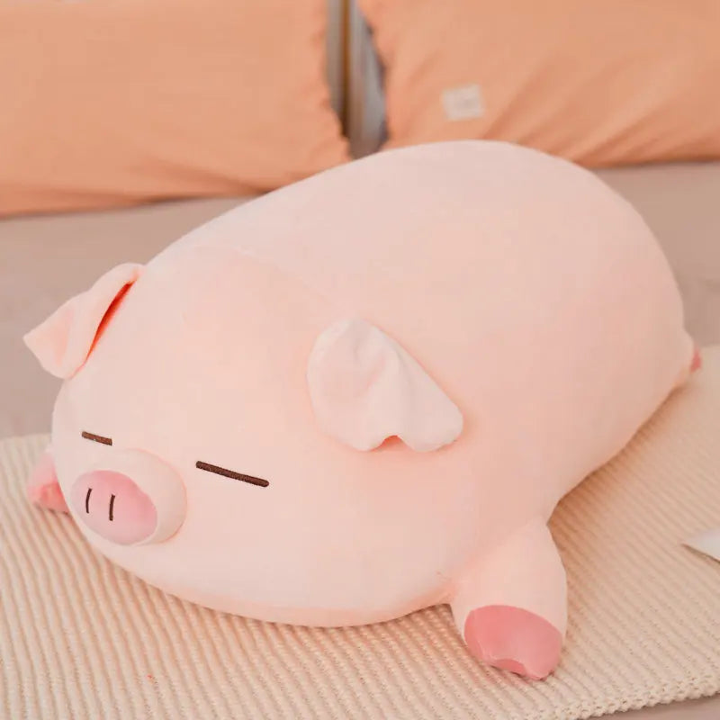 Fat Pig Plush Pillow – Soft Stuffed Animal Cushion