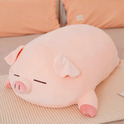 Fat Pig Plush Pillow – Soft Stuffed Animal Cushion