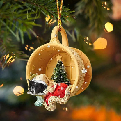 Cute Animal Christmas Tree Pendant (3.1 in) - Festival Party Ornament & Xmas Gift