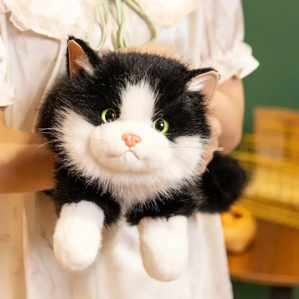 Realistic Cat Plush Toy – Soft Simulation Kitten Stuffed Animal