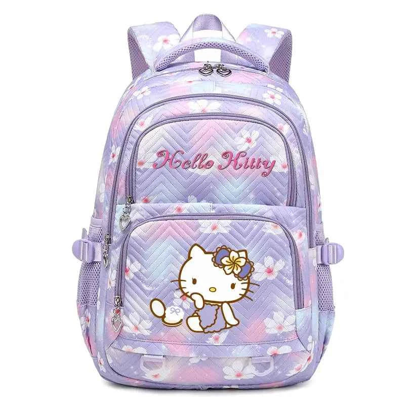 Cute Hello Kitty Boys Girls School Backpack For Teenage Youth Girls Kawaii Student Kids Rucksack Laptop Books Bag Mochila