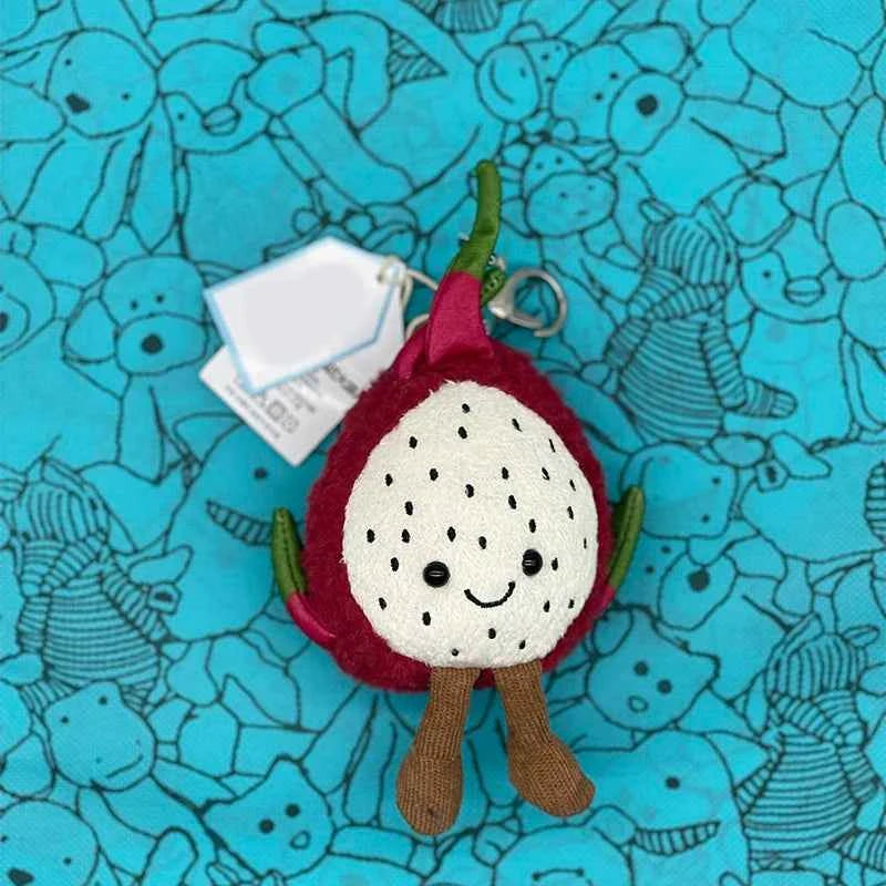 Marshmallow Plush Toy, Mini Cherry Charm, Jellyfish Plush Toy, Watermelon, Sunflower, JC Sour Pickle Bag Charm
