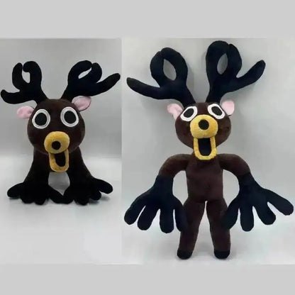 Forest Animal Plush Toy – Elk Deer & Owl Stuffed Doll 2pcs01
