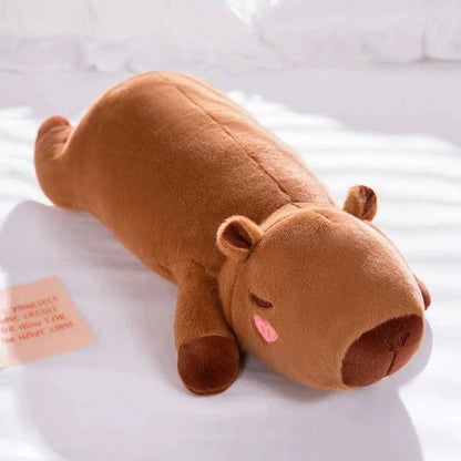 Giant Kawaii Capybara Plush Pillow (23.6-39.4 in) - Cute Stuffed Animal Decor Gift
