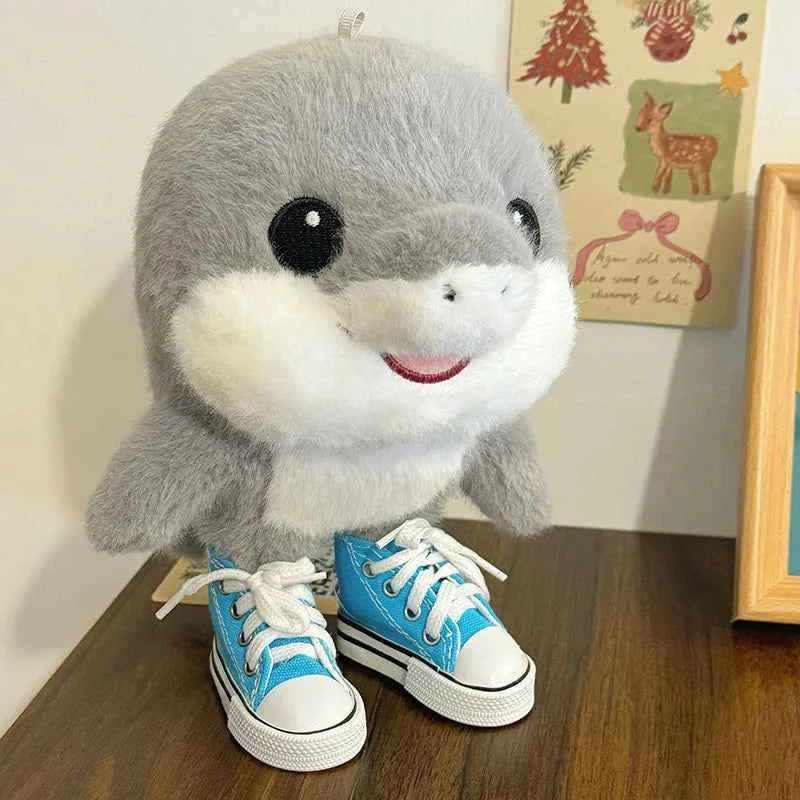 23cm Tungtungtung Italian Brainrot Al Tralalero Tralala Plush Doll Shoe-wearing shark Telalaero Telala Plush Toy Shark Kids Gift