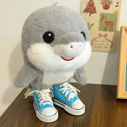 23cm Tungtungtung Italian Brainrot Al Tralalero Tralala Plush Doll Shoe-wearing shark Telalaero Telala Plush Toy Shark Kids Gift
