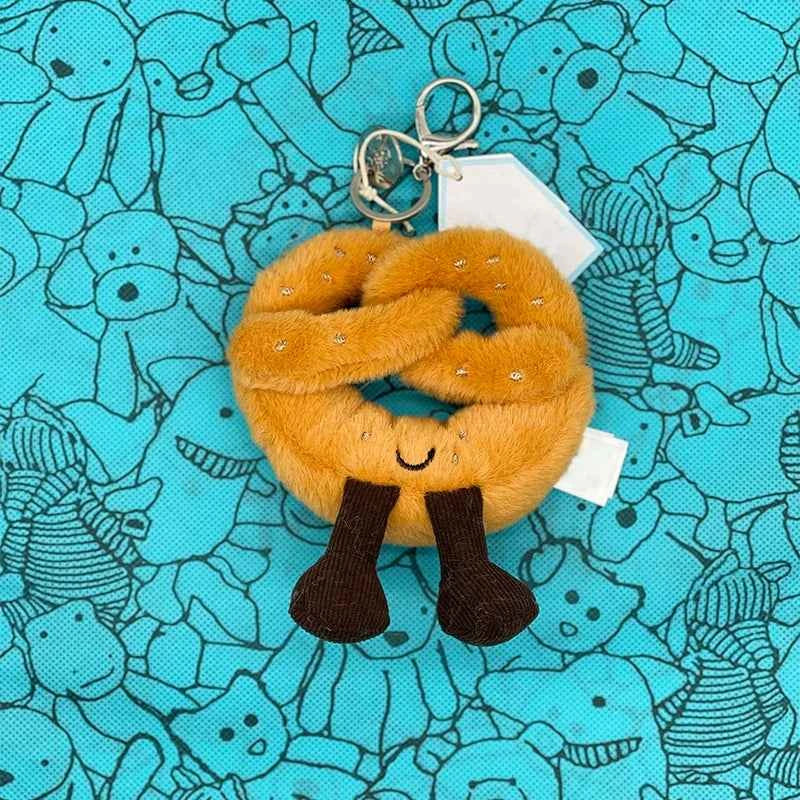 Marshmallow Plush Toy, Mini Cherry Charm, Jellyfish Plush Toy, Watermelon, Sunflower, JC Sour Pickle Bag Charm