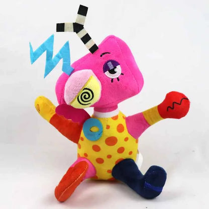 Digital Circus Character Plush Toy – Soft Stuffed Rabbit & Clown Doll