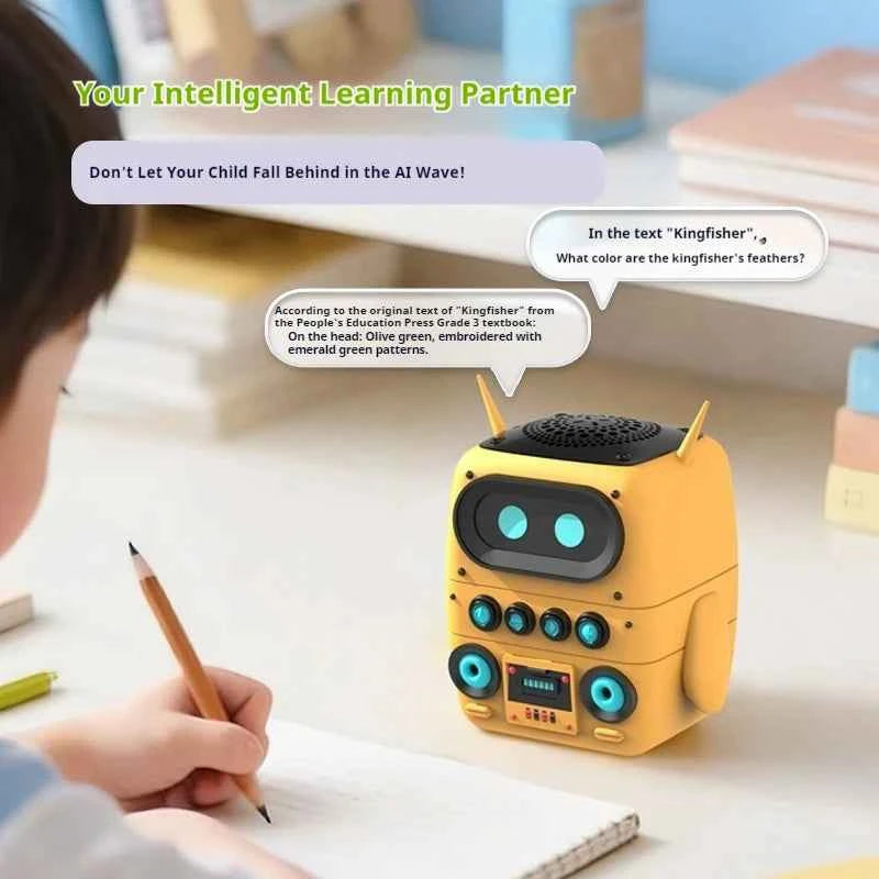 AI Smart Robot Speaker – Intelligent Voice Chat Companion & Portable Wireless Speaker for Home & Study (3 Colors)
