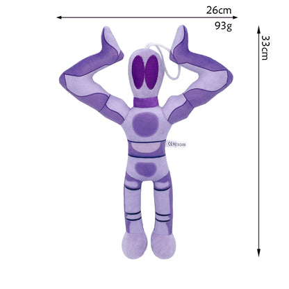 Digital Circus Character Plush Toy – Soft Stuffed Rabbit & Clown Doll Puppet 8.7"-9.8" (22-25cm)