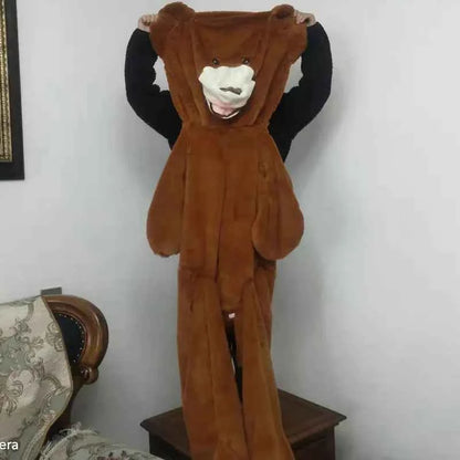 Giant Unstuffed Teddy Bear Plush Skin (39.4-102.4 in) - Empty Cover Shell Gift