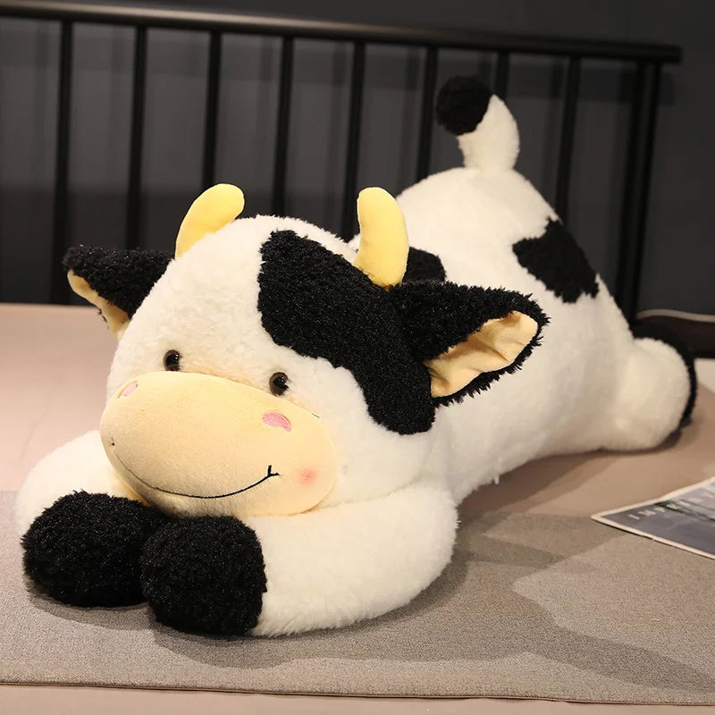 Milk Cow Plush Pillow – 35.4" (90cm) Cartoon Stuffed Animal Doll