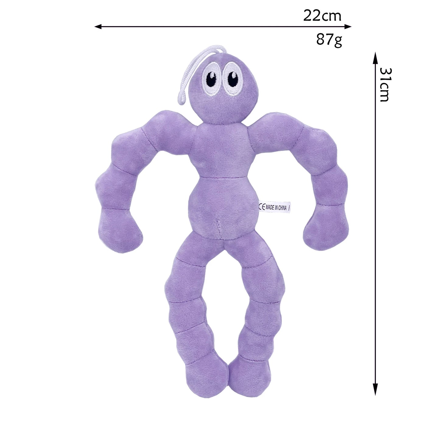 Digital Circus Character Plush Toy – Soft Stuffed Rabbit & Clown Doll Bubble Man 8.7"-9.8" (22-25cm)