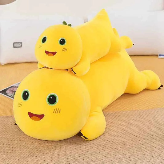 Cute Milk Dragon Plush Toy – Soft Cartoon Dragon Pillow