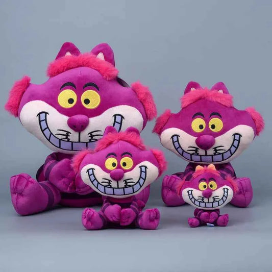 New Plush Stuffed Toy Cute Alice Wonderful Cat Cheshire Cat Kawaii Plush Doll Backpack Decoration Children's Birthday Gift