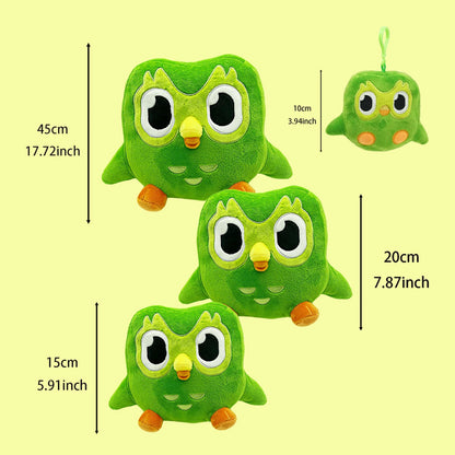 Kawaii Owl and Scarf Bear Plush Collection - Soft Stuffed Animal Dolls and Room Cushion Gift, 26 Styles B-4pcs