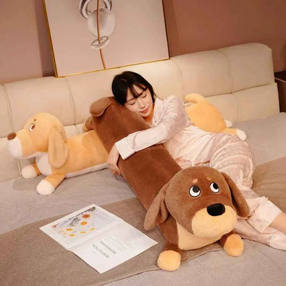 Dachshund Long Plush Toy – Soft Stuffed Dog Body Pillow Sleeping Cushion (80cm)