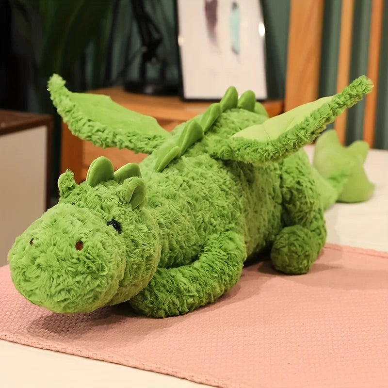 Flying Dragon Plush Toy – Giant Soft Dinosaur Stuffed Animal Green