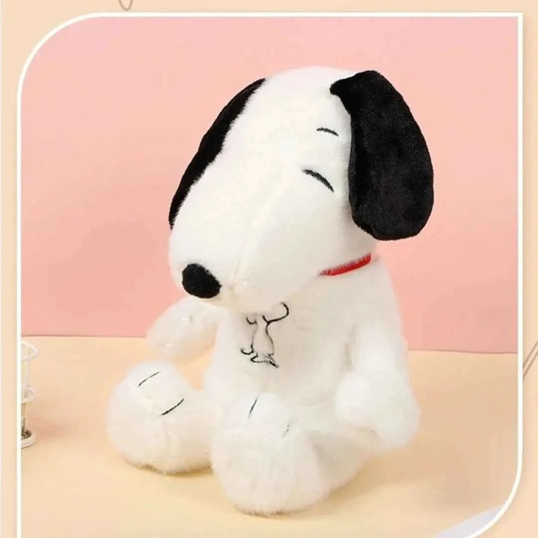 2025 Glowing Breathing Snoopy Plush Toy Baby Sleep Aid Cute Calming Stuffed Animal Kids Bedtime Gift