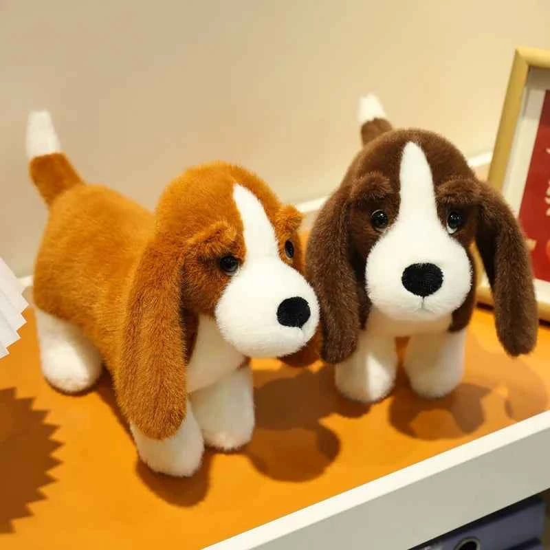 Standing Dachshund Plush Toy – Cute Lifelike Wiener Dog Stuffed Animal