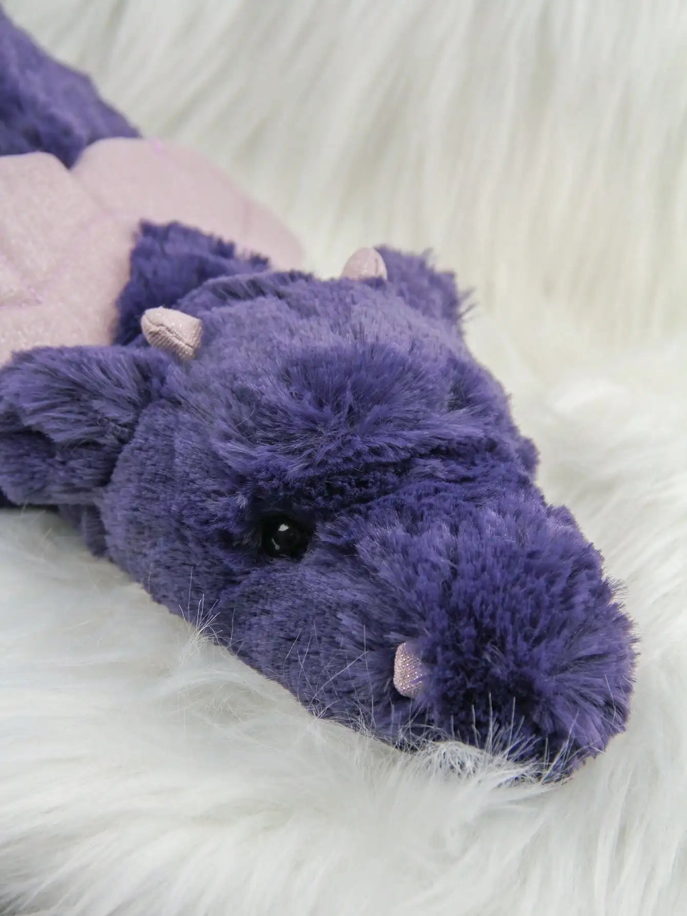 Cute Dragon Plush Toy – 38cm Soft Pterosaur Stuffed Pillow Purple 15" (38cm)