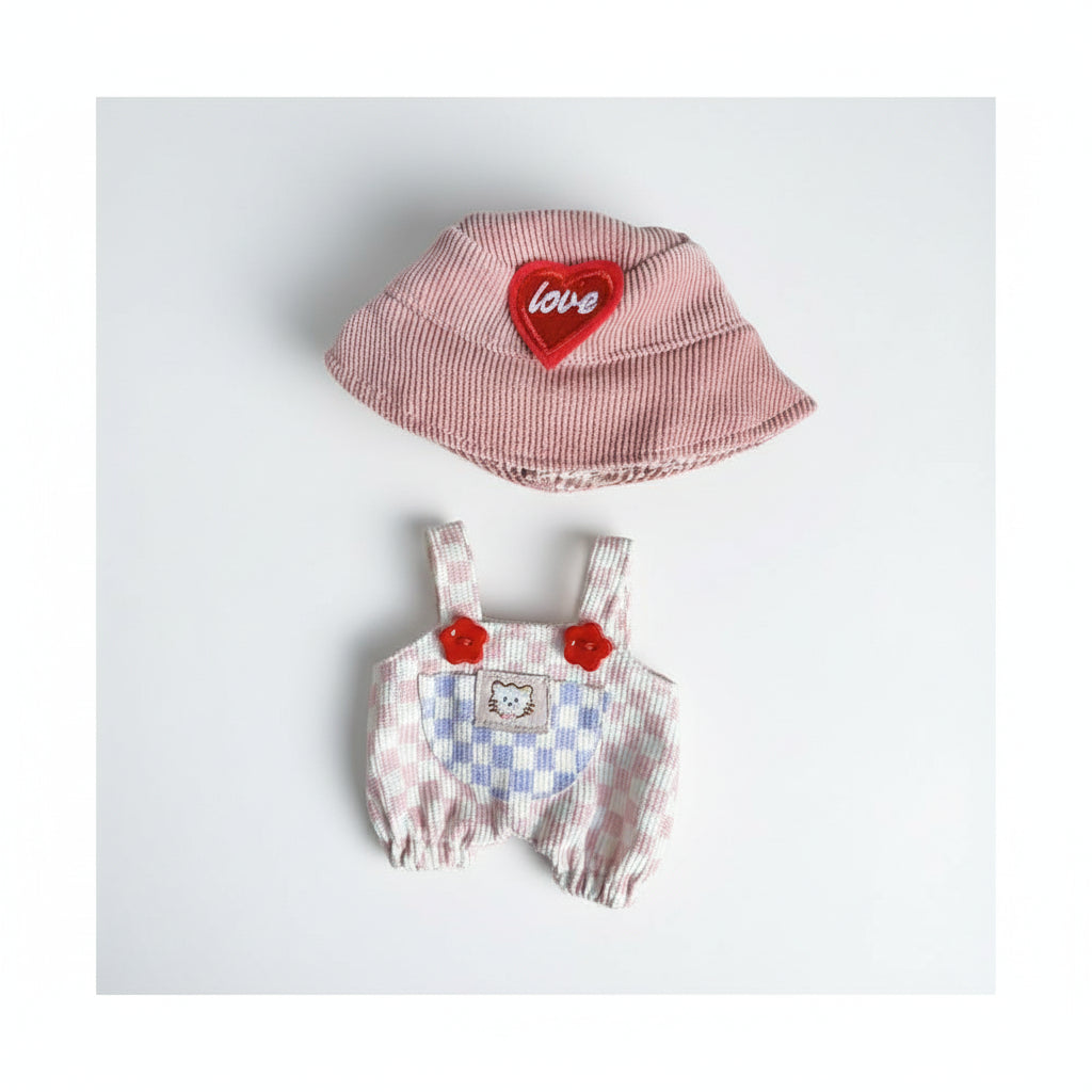 For Labubu V1 V2 Idol 17cm Cute Doll Clothes Fashion Sweater Outfit Accessories Party Sweater Clothing Cute Decoration Gifts