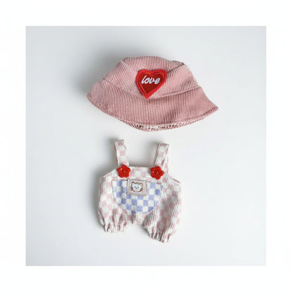 For Labubu V1 V2 Idol 17cm Cute Doll Clothes Fashion Sweater Outfit Accessories Party Sweater Clothing Cute Decoration Gifts