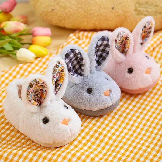 Children Indoor Slippers Winter Warm Cotton Shoes Kids Home