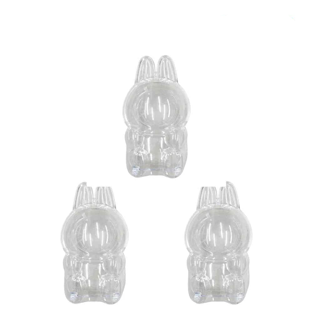 Labubu Protective Cover Labubu Protector Case Sitting Party Transparent Protective Shell Dust Cover Doll Transparent Cover